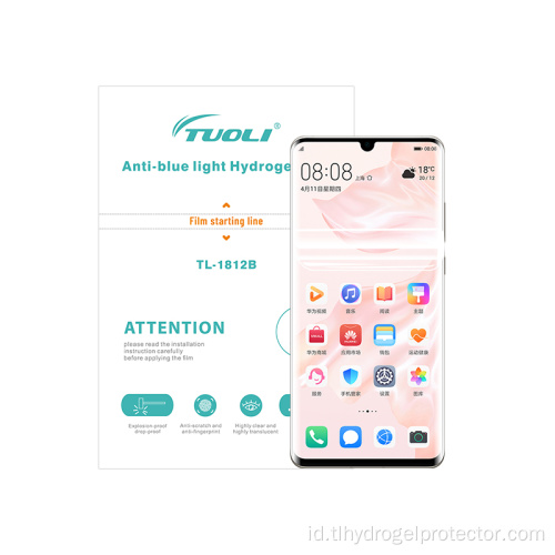Protektor layar HD Anti-SCRATCH Hydrogel untuk ponsel